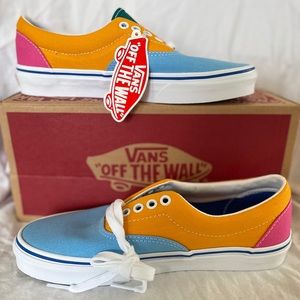 Multi Bright Canvas Vans